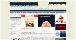 Desktop Screenshot of massimomarra.net