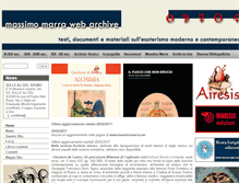 Tablet Screenshot of massimomarra.net